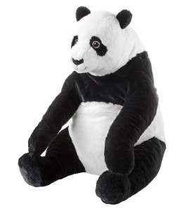 DJUNGELSKOG Pluszak, panda 47 cm