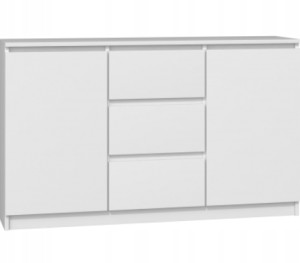 Komoda TopEshop 2D3S 120 x 40 x 75cm biały