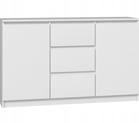 Komoda TopEshop 2D3S 120 x 40 x 75cm biały