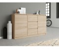 Komoda TopEshop 2D3S 120 x 40 x 75cm dąb sonoma