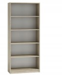 Regał TopEshop Office 80 x 182 x 30 cm dąb sonoma