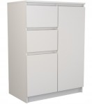 KOMODA 2D2S - BIEL szuflady salon sypialnia
