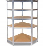 REGAŁ MAGAZYNOWY NAROŻNY METALOWY GARAŻ GC9040 MDF