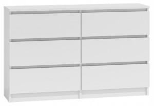 KOMODA MALWA M6 120 BIEL 77X120X30 CM