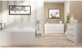 KOMODA MALWA 6 szuflad M6 120 BIEL 77X120X30 CM