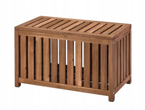 Ikea Nammaro skrzynia ogrodowa drewno brązowy