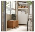 Ikea Nammaro skrzynia ogrodowa drewno brązowy
