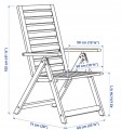 Ikea Nammaro krzesło z regulowanym oparciem