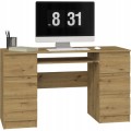 Biurko TopEshop KUBA 130 x 51 x 76 cm dąb artisan