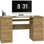 Biurko TopEshop KUBA 130 x 51 x 76 cm dąb artisan