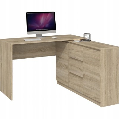 Biurko Plus 2d3s 120 x50 x 76 cm dąb sonoma