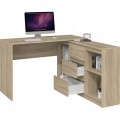 Biurko Plus 2d3s 120 x50 x 76 cm dąb sonoma