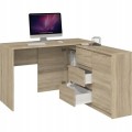 Biurko Plus 2d3s 120 x50 x 76 cm dąb sonoma