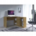 Biurko PLUS 2D3S 120x120x76 cm dąb artisan