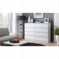Komoda M8 140 BIEL KPL 138 x 40 x 97cm biały