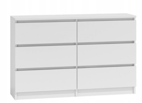 Komoda TopEshop Malwa 120 x 30 x 77cm biały