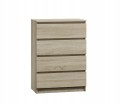 Komoda Malwa 70 x 40 x 97cm dąb sonoma