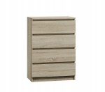 Komoda Malwa 70 x 40 x 97cm dąb sonoma