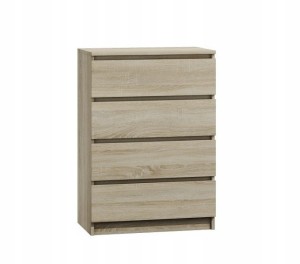 Komoda Malwa 70 x 40 x 97cm dąb sonoma