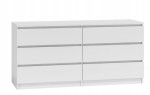 Komoda TopEshop Malwa 138 x 40 x 77cm biały