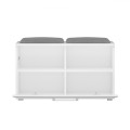 Szafka NA buty 85x45x35 opal biel MAT