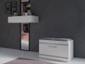 Szafka NA buty 85x45x35 opal biel MAT