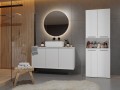 SZAFKA ŁAZIENKOWA NEL DK 1K 60CM - BIEL POŁYSK