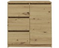 KOMODA 1 DRZWI 3 SZUFLADY ARTISAN KOMPLET