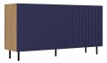 KOMODA KAMA 3 DRZWI SLIM ARTISAN/GRANAT KOMPLET