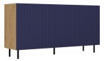 KOMODA KAMA 3 DRZWI SLIM ARTISAN/GRANAT KOMPLET 