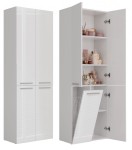 SZAFKA ŁAZIENKOWA NEL DD 1K 60CM - BIEL POŁYSK 