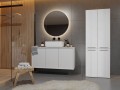 SZAFKA ŁAZIENKOWA NEL DD 2K 60CM - BIEL POŁYSK