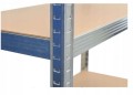 REGAŁ MAGAZYNOWY METALOWY 180/90/40cm MDF 175KG