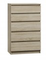 KOMODA MALWA M5 70x109,5 - Dąb sonoma