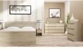 Komoda M3 Malwa 3 szuflady DĄB SONOMA 70x77x40